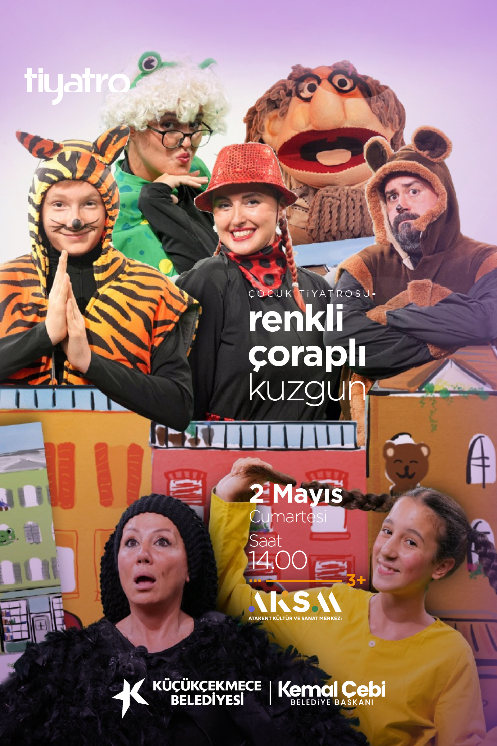 Renkli Çoraplı Kuzgun
